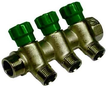 COLLETTORE COMPONIBILE MF CON VALVOLE  5 VIE  3/4 FIL 24 S