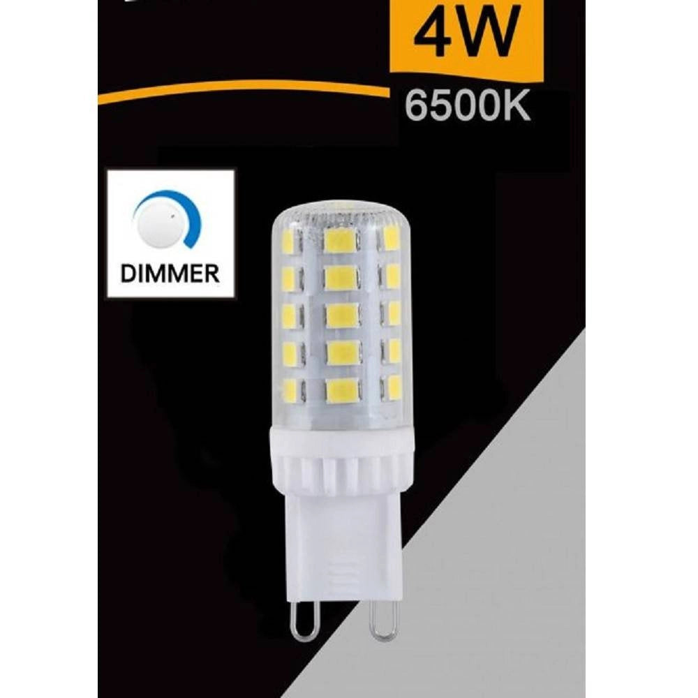 Trade Shop - Lampadina Led Smd Dimmerabile G9 4w 400lm Luce 3000k 4000k 6500k Sparac-g9-4w-tge1 -