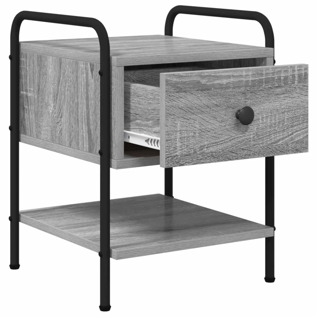 Armadio da Notte Sonoma grigio 35 x 36,5 x 47 cm 8007665
