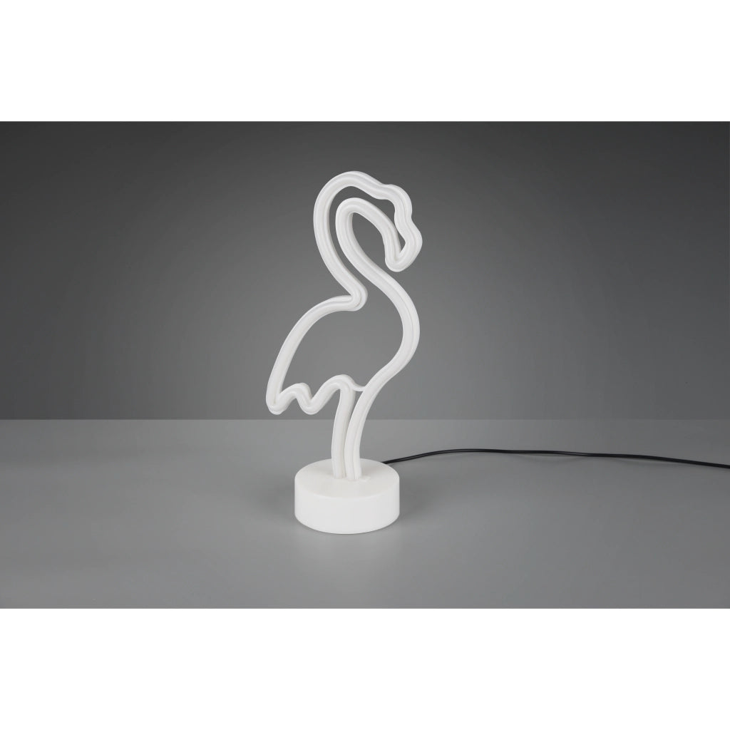 LAMPADA LED DA TAVOLO FLAMINGO 1,5W H29CM USB.