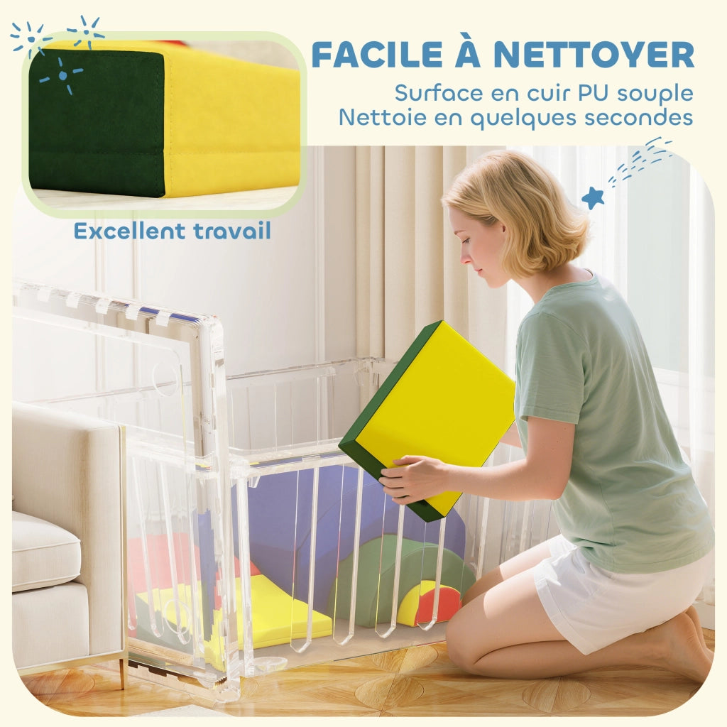 Tappeto per motricit¨¤ 5PCS in schiuma EVA ¨C Minimal ¨C multicolore