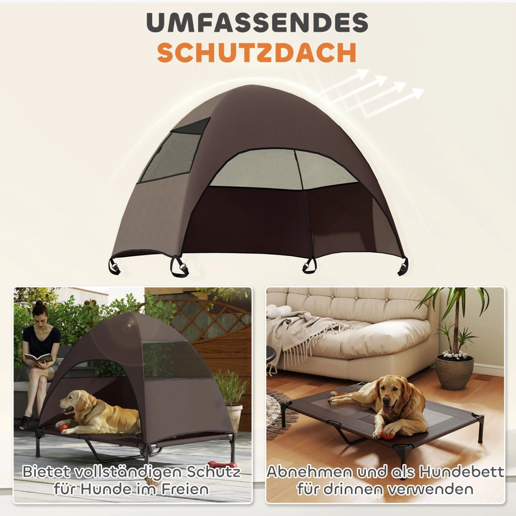 Cuccia per Cani con Tetto ¨C Minimal ¨C 106x76x99 cm Marrone