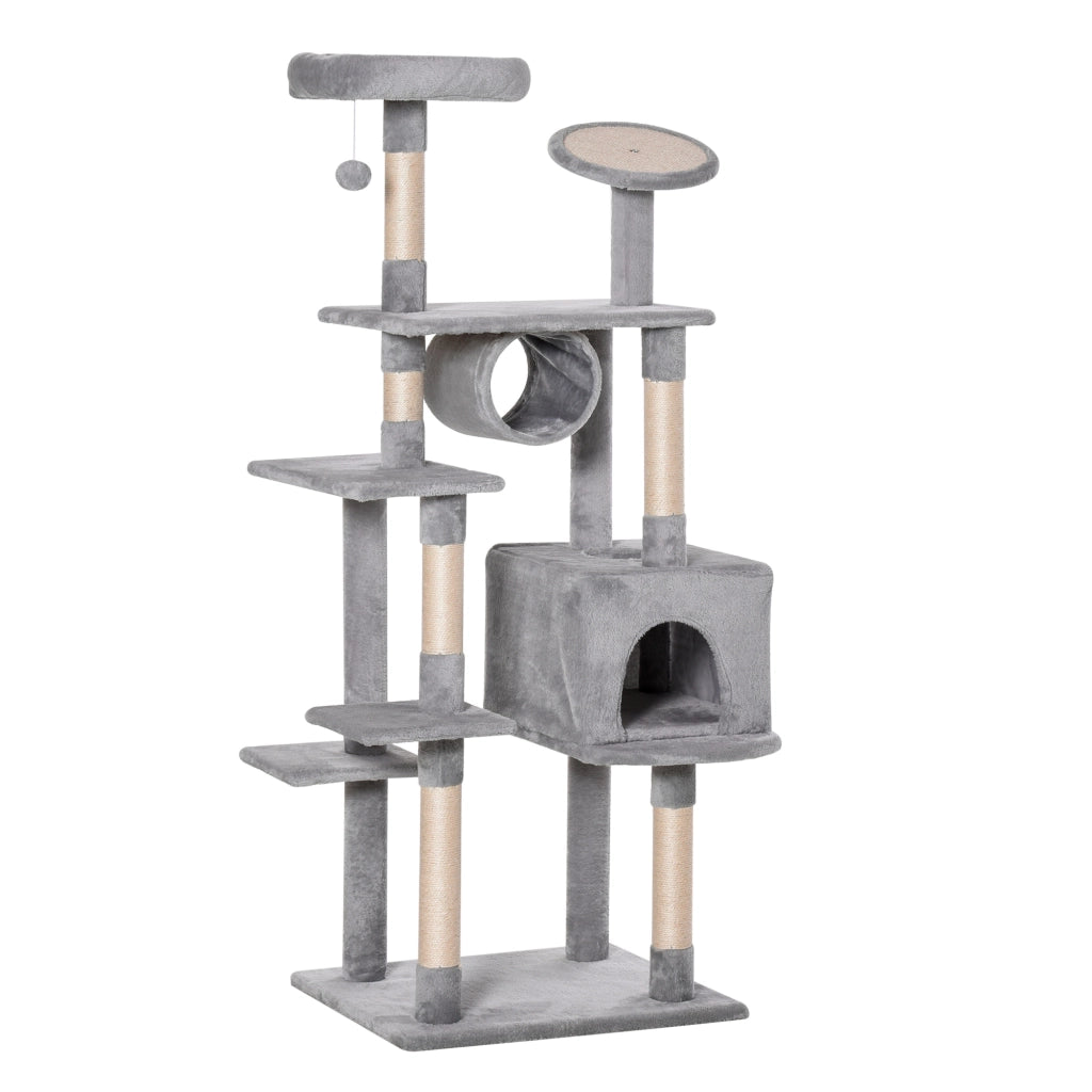 Tiragraffi per Gatti ¨C Minimal ¨C Grigio 60x50x165cm