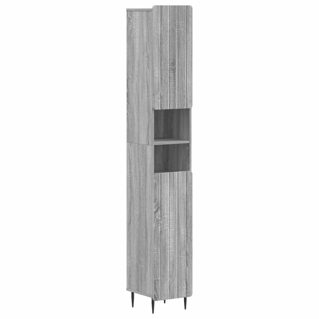 Set di armadietti da bagno in 3 pezzi ZWOLLE 3417843