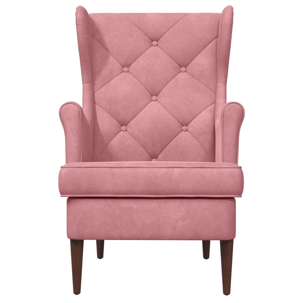 Poltrona Rosa Velluto 42029910