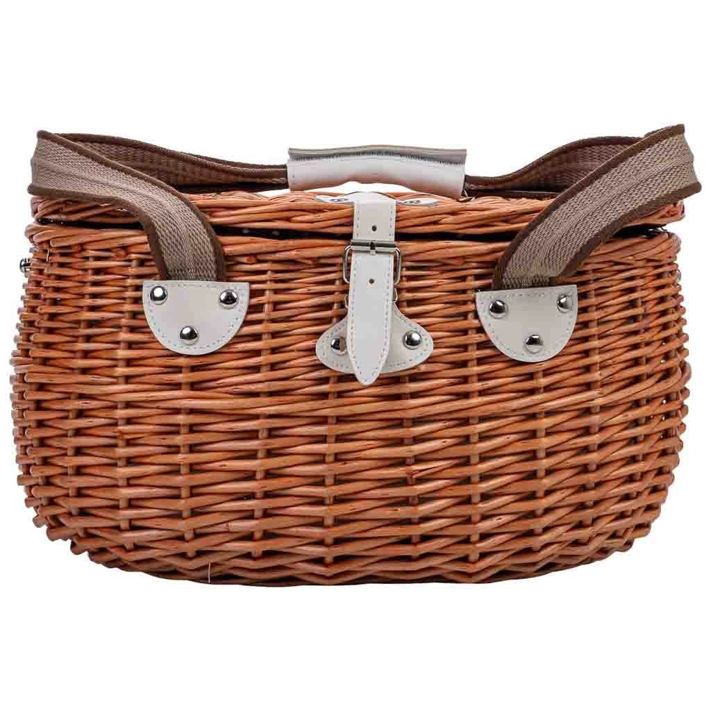 Cestino da picnic marrone (2 coperti) 40x28x22h cm