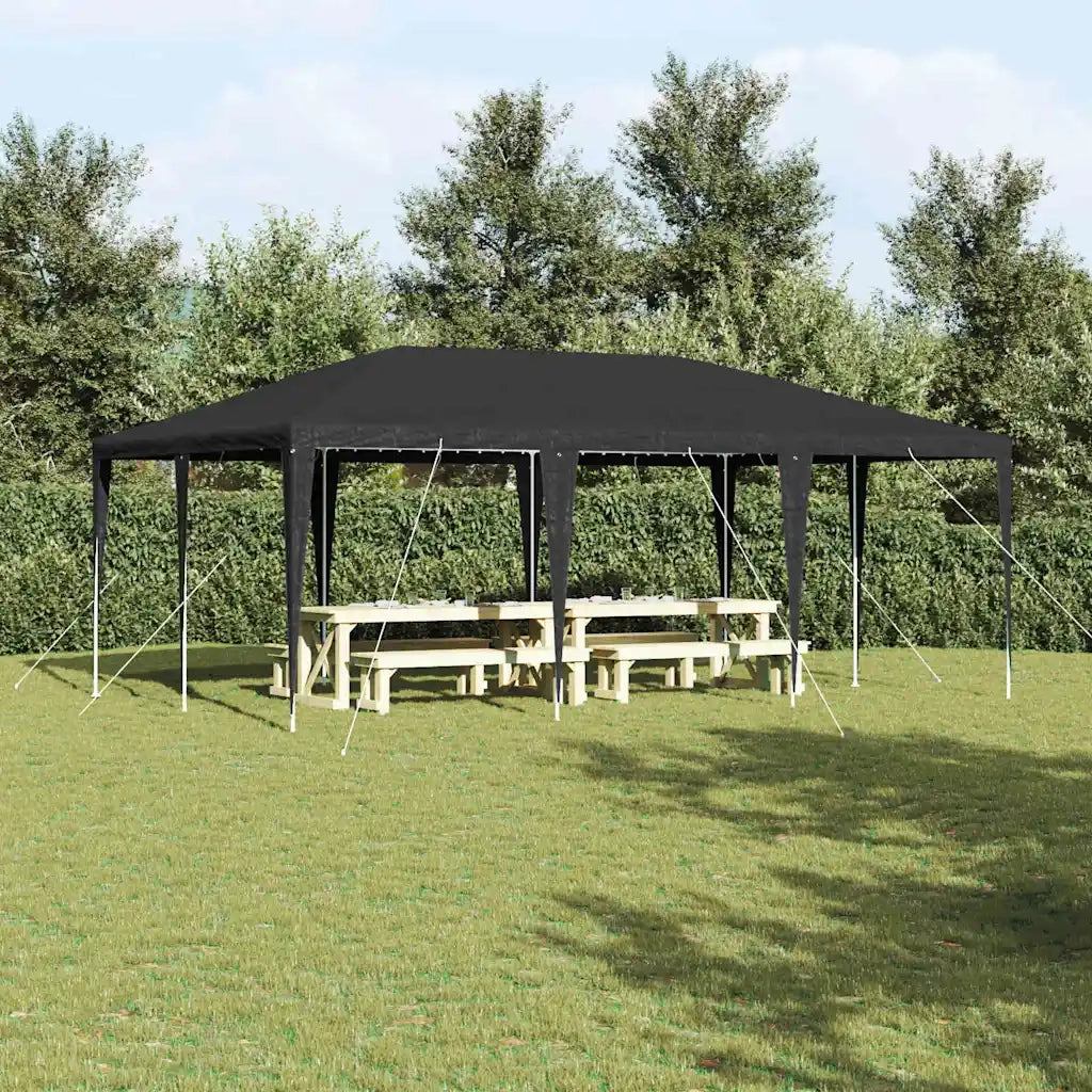 Tenda Party Antracite 600 x 400 x 266 cm Polietilene e Acciaio 42003431