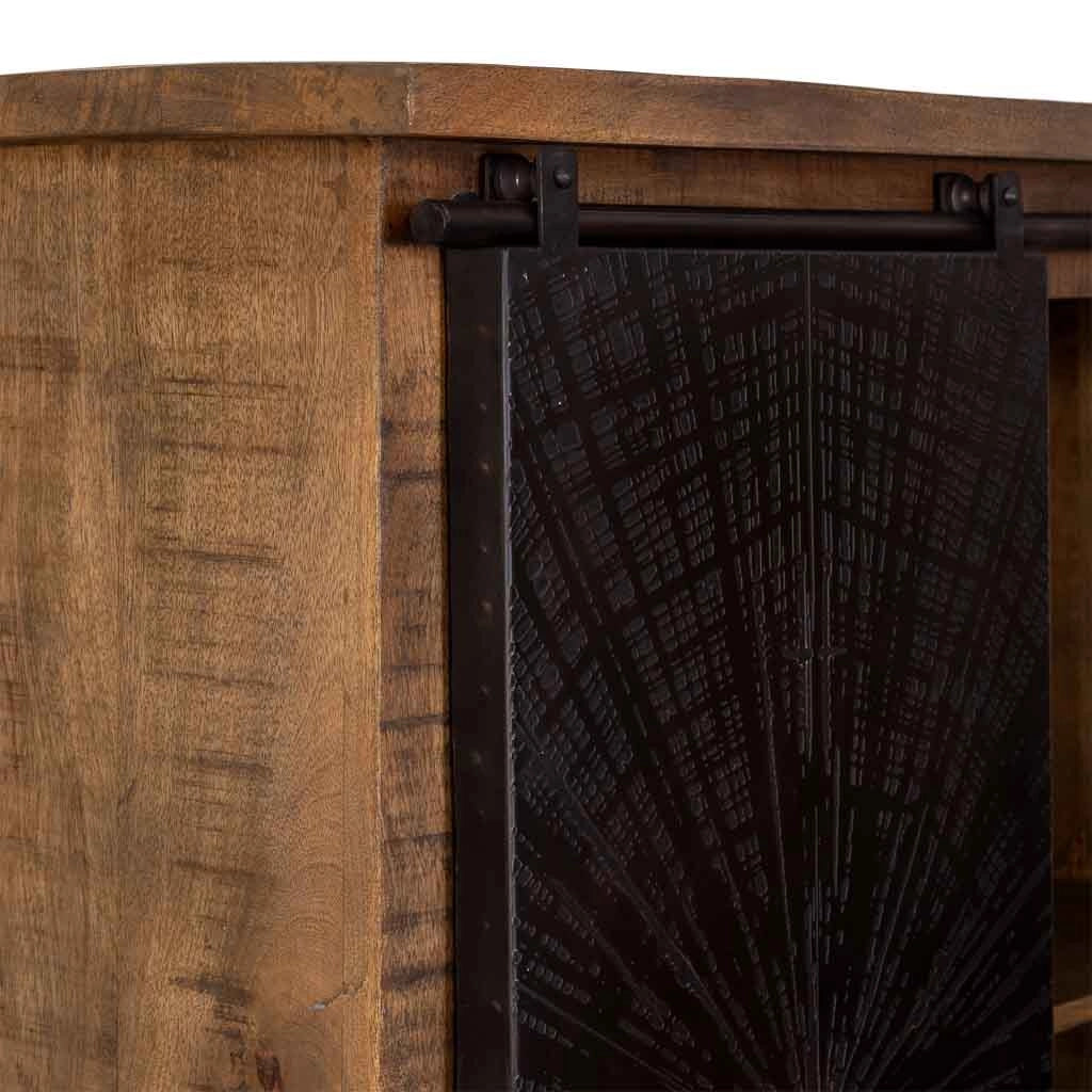 Armadio in legno marrone 100x42x190h cm