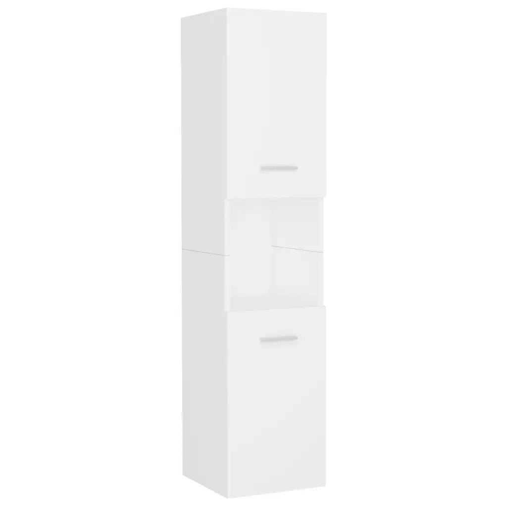Set Mobili da Bagno | Armadio da bagno Bianco in Truciolato