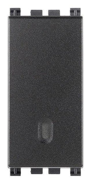 VIMAR Pulsante 1P NO 10A grigio - 19008
