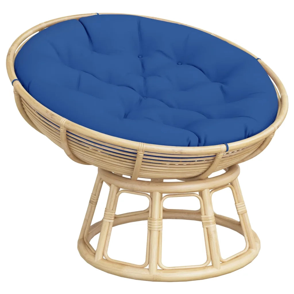 Cuscino Rotondo Blu Reale ? 100x11 cm in Tessuto Oxford