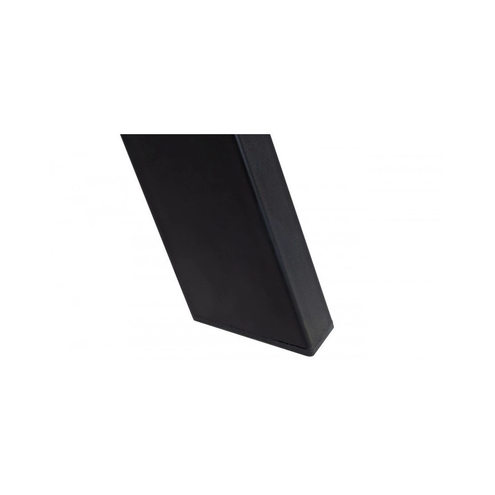 Tavolo da Pranzo Marburg 180×100 cm Rovere Noce e Acciaio Antracite – Design Industriale