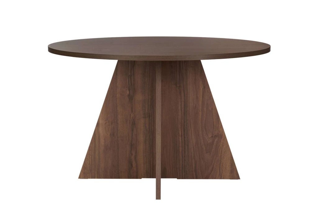 Tavolo da pranzo in legno "Virella" - 120 x 120 x 75 cm - Noce