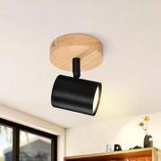 ZMH Faretto da soffitto 1 luce GU10 girevole 350° per corridoio
