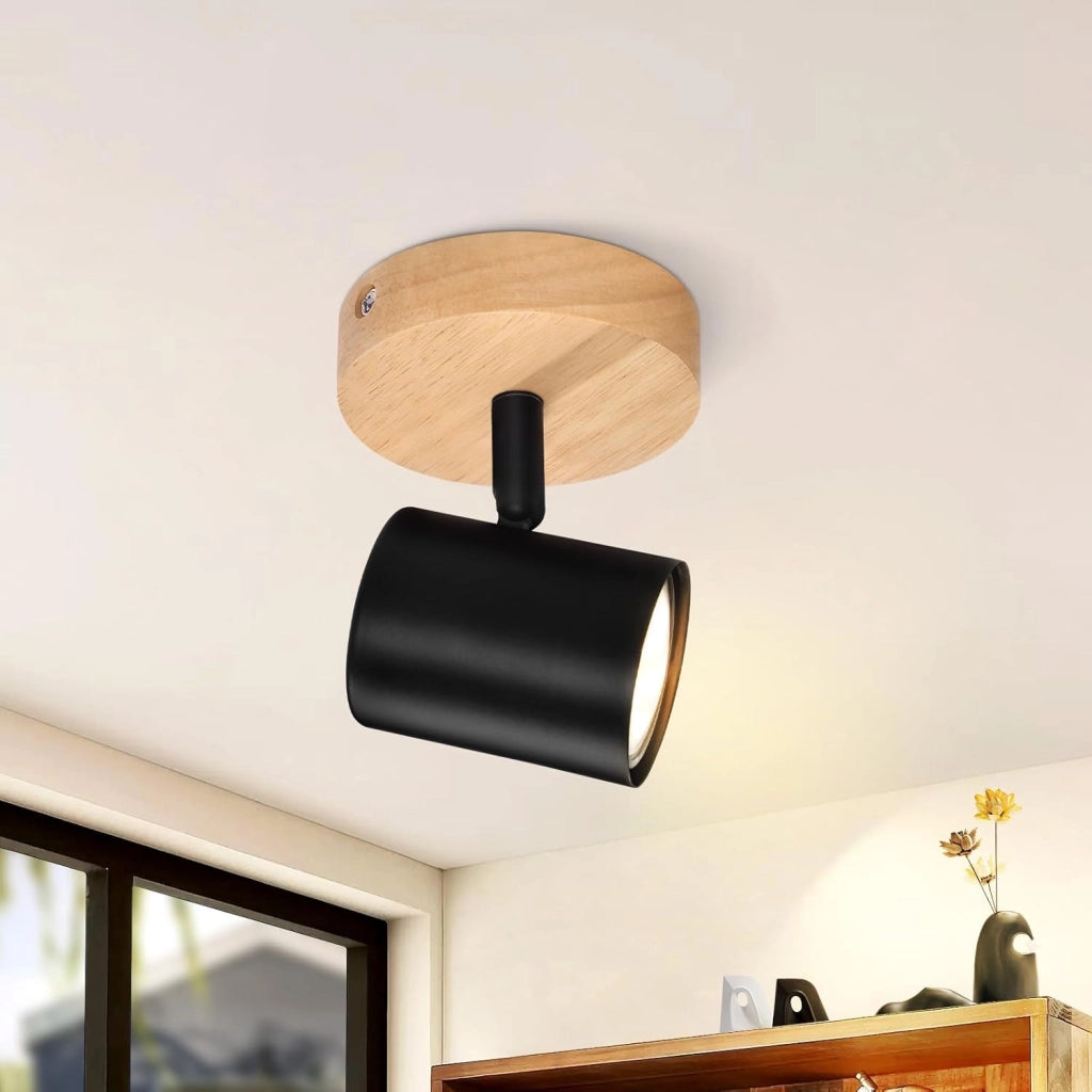 ZMH Faretto da soffitto 1 luce GU10 girevole 350° per corridoio