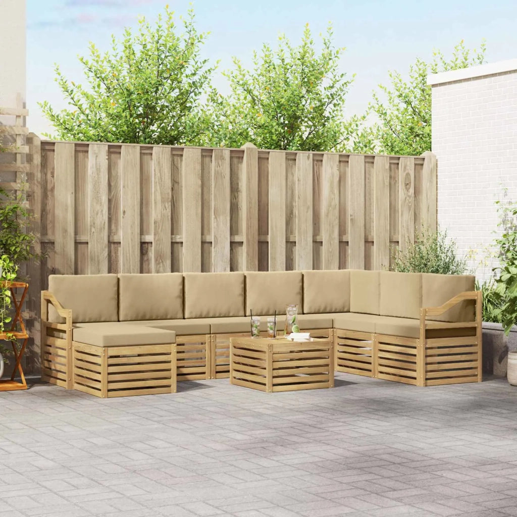 Set divani Legno di Acacia Massello 3392373