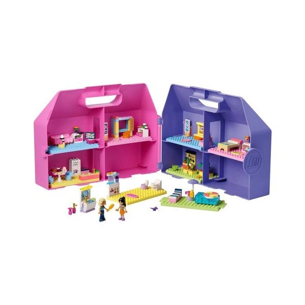Costruzioni lego 42697 friends valigetta creativa casa delle bambole