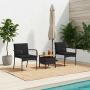 Set da giardino con cuscino acciaio 42025109