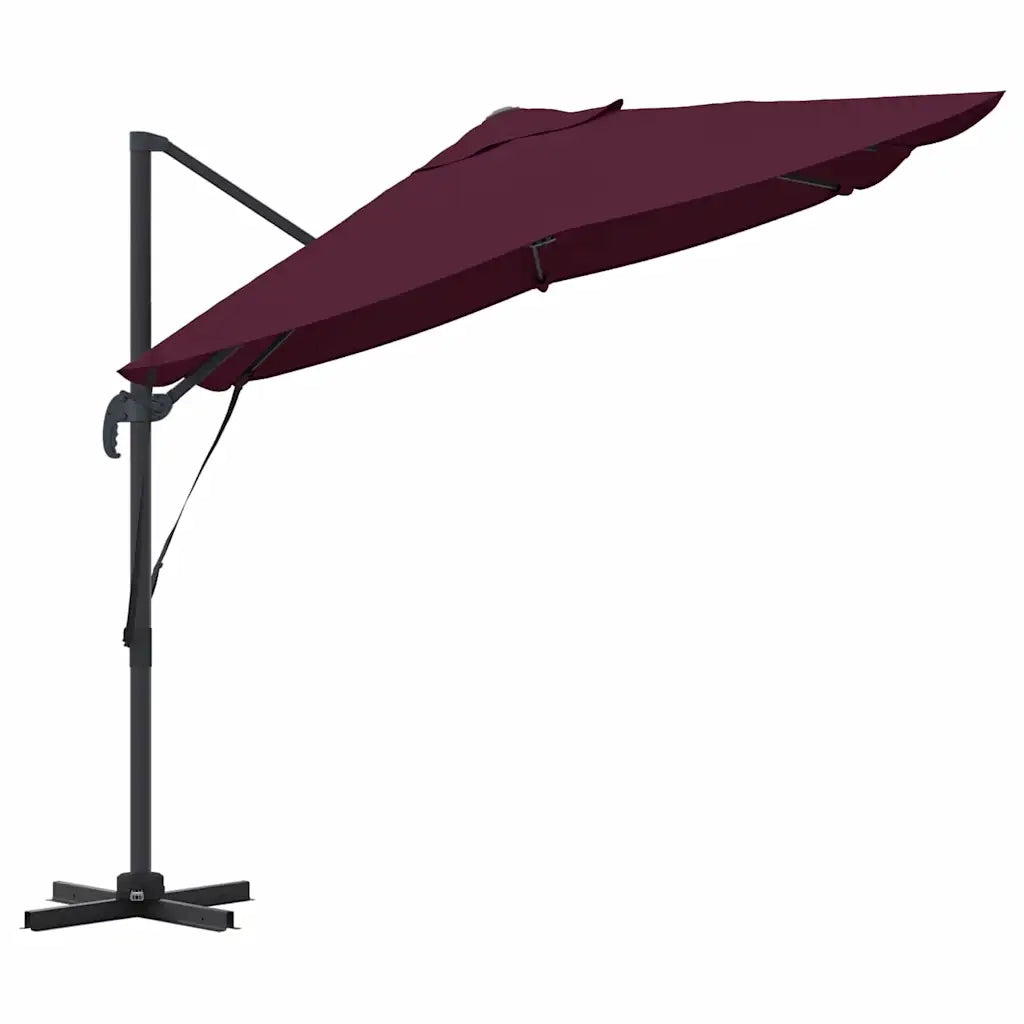 Ombrello | Parasolne Rosso Bordeaux 351 x 250 x 260 cm