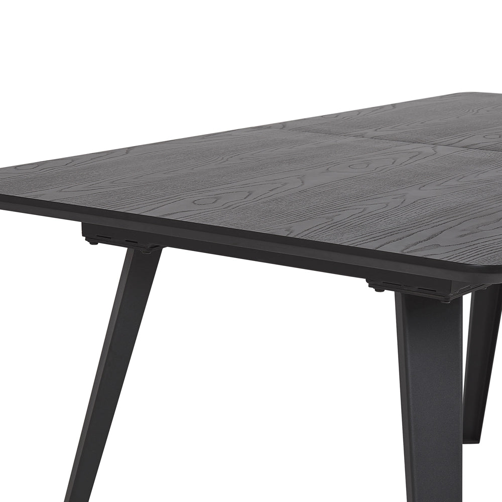 Tavolo allungabile da pranzo Nero 160/200 cm dal design moderno