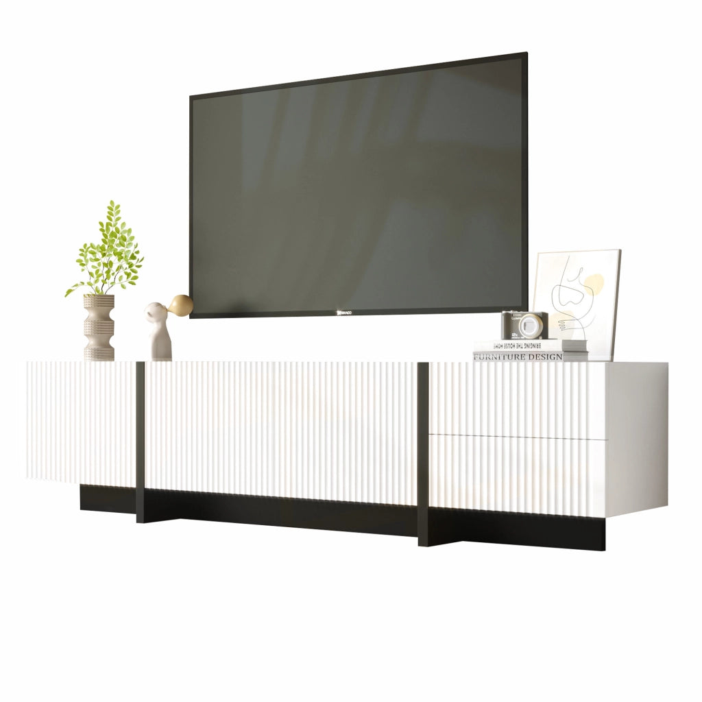 Mobile TV 190 cm - Zephmum- 3 ante 2 cassetti