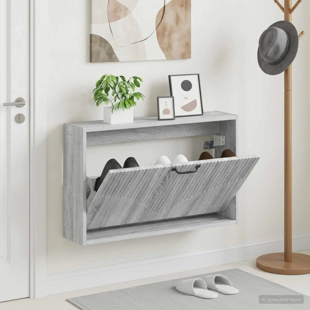 Mobiletto per Scarpe da Muro HOORN 71 x 17 x 43 cm 897291