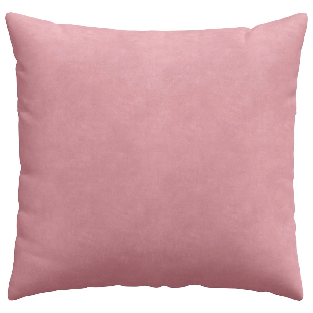 Cuscini da Divano 2 pz | Cuscini per sedie Rosa 45 x 45 cm Tessuto in Cords