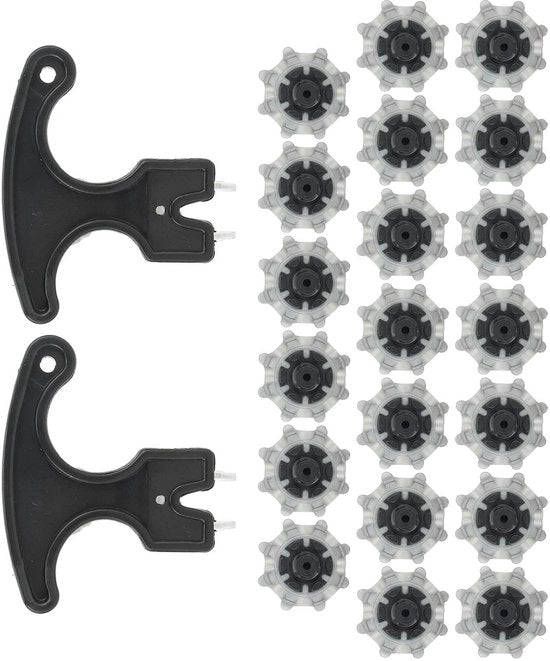 Golfnoppe antiscivolo da 20 pezzi - Verricambiabili - Materiale TPU - Assorbe gli impatti - Sostenibile - Facili da sostituire
