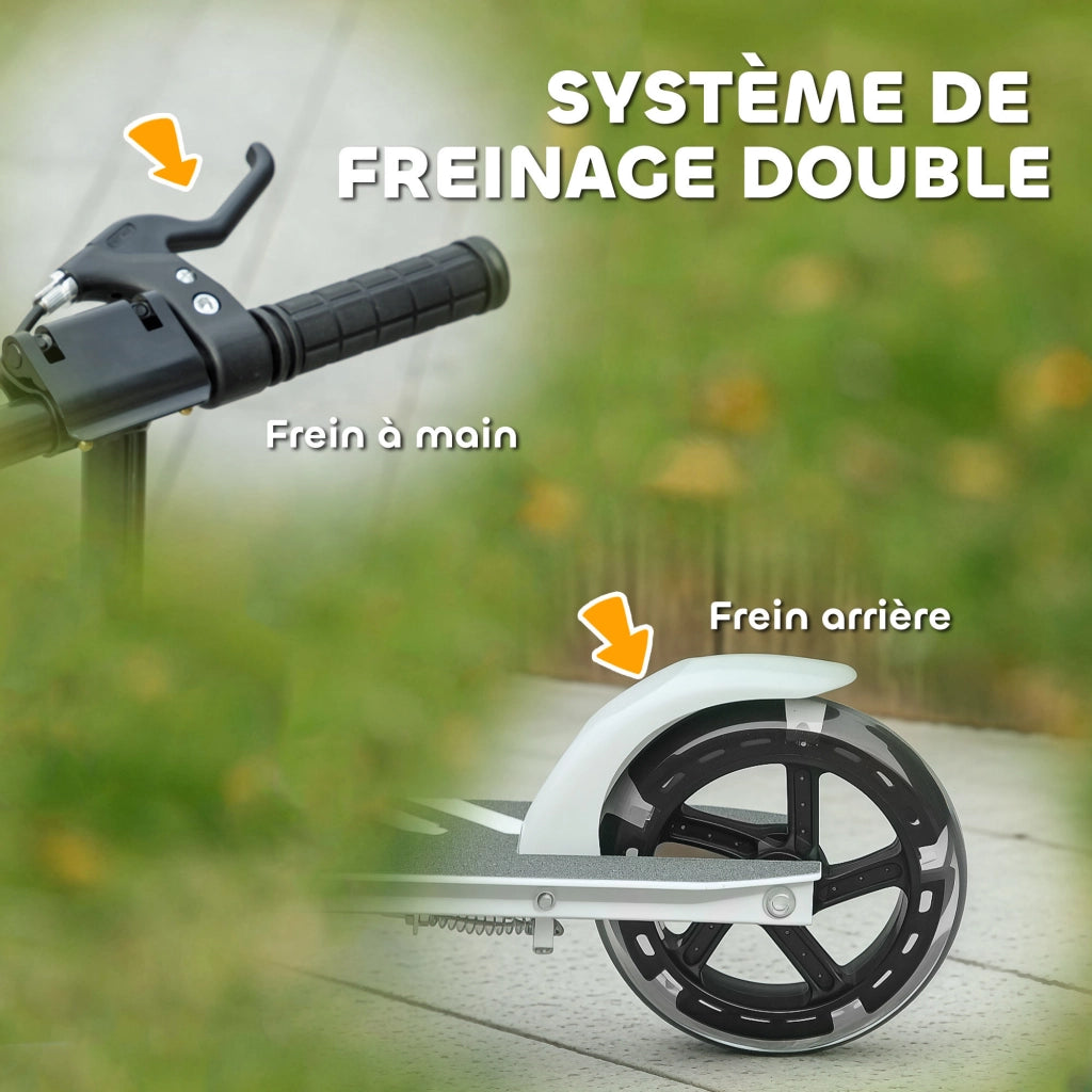 Trottinette bambini ¨C Minimal ¨C bianco LED regolabile
