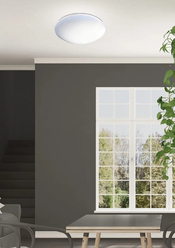 Plafoniera LED Candellux SKY bianca 51cm 16W 6500K