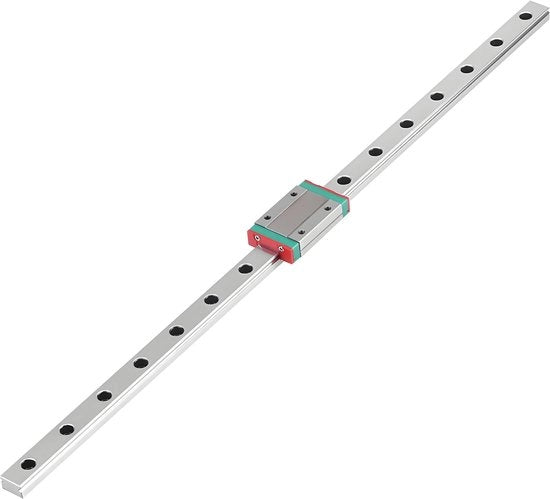 Binario Lineare Miniaturo - 1 Pezzo - Blocco di Rullaggio Lineare - 250/300/400/500/550 mm - Per Bracci Robotici - Macchina di Misura Precisa - Qualità Elevata - Binario Lineare