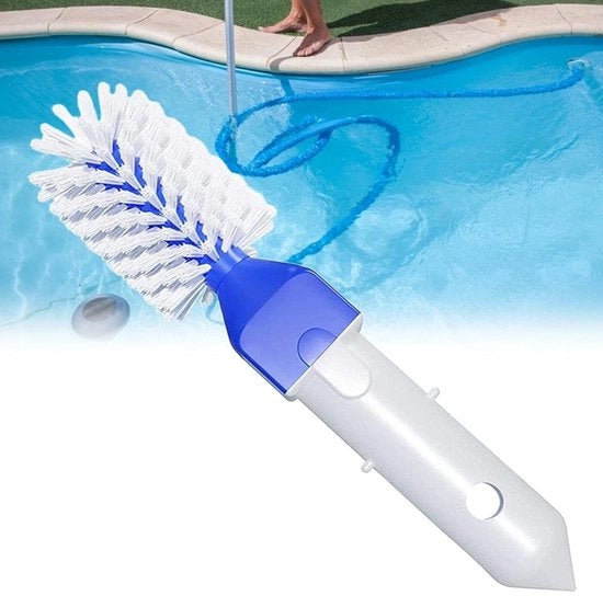 Setaccio per angoli antiscivolo - Spazzolone per piscina - Spazzolone per piastrelle - Spazzolone per pulizia - Manuale - Setaccio a setole fini