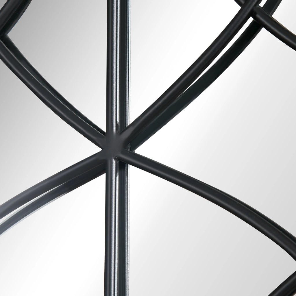 Specchio da Parete in Legno ¨C Minimal ¨C Marrone 93x60 cm