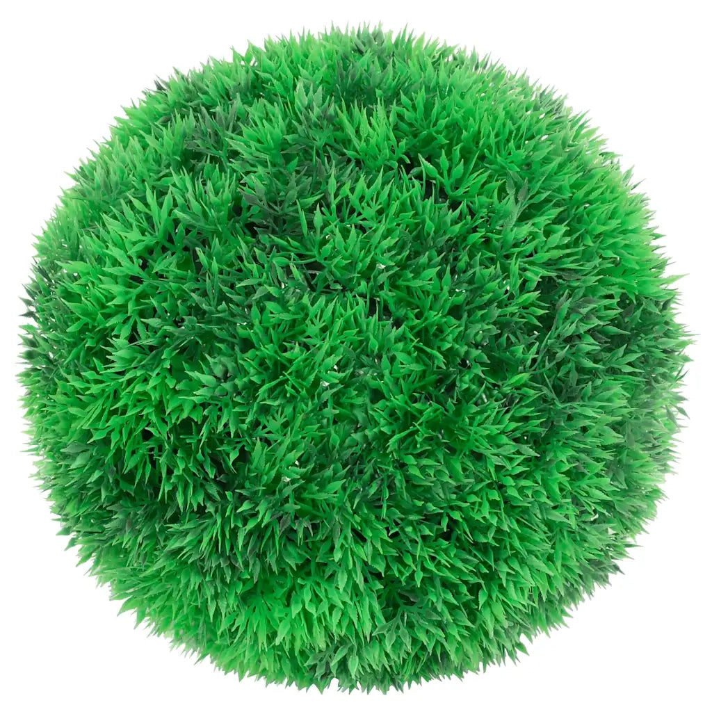 Sfere di Bosso Artificiale con Luci LED 2 pz Verdi 22 cm CFW8745931