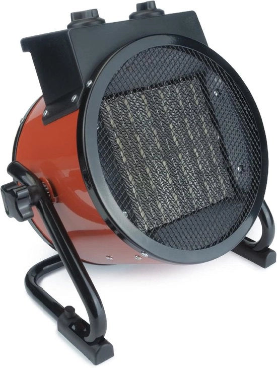 Keramica elettrica con tecnologia di riscaldamento ceramica - potente ventilatore - kachel e ventilatore 2 in 1 - 3.000 watt - spazi grandi, costruzione, garage
