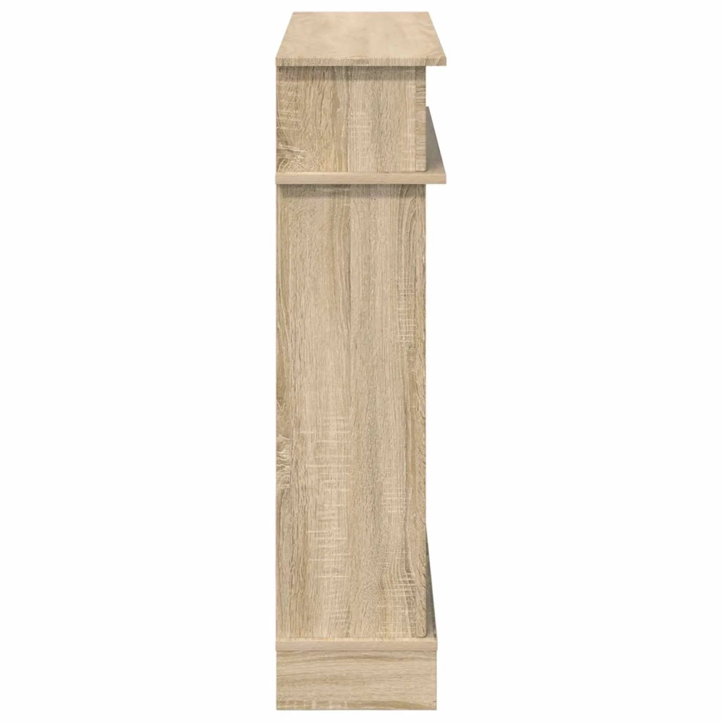 Cornice per camino Rovere Sonoma 102 x 26 x 100 cm 8006644
