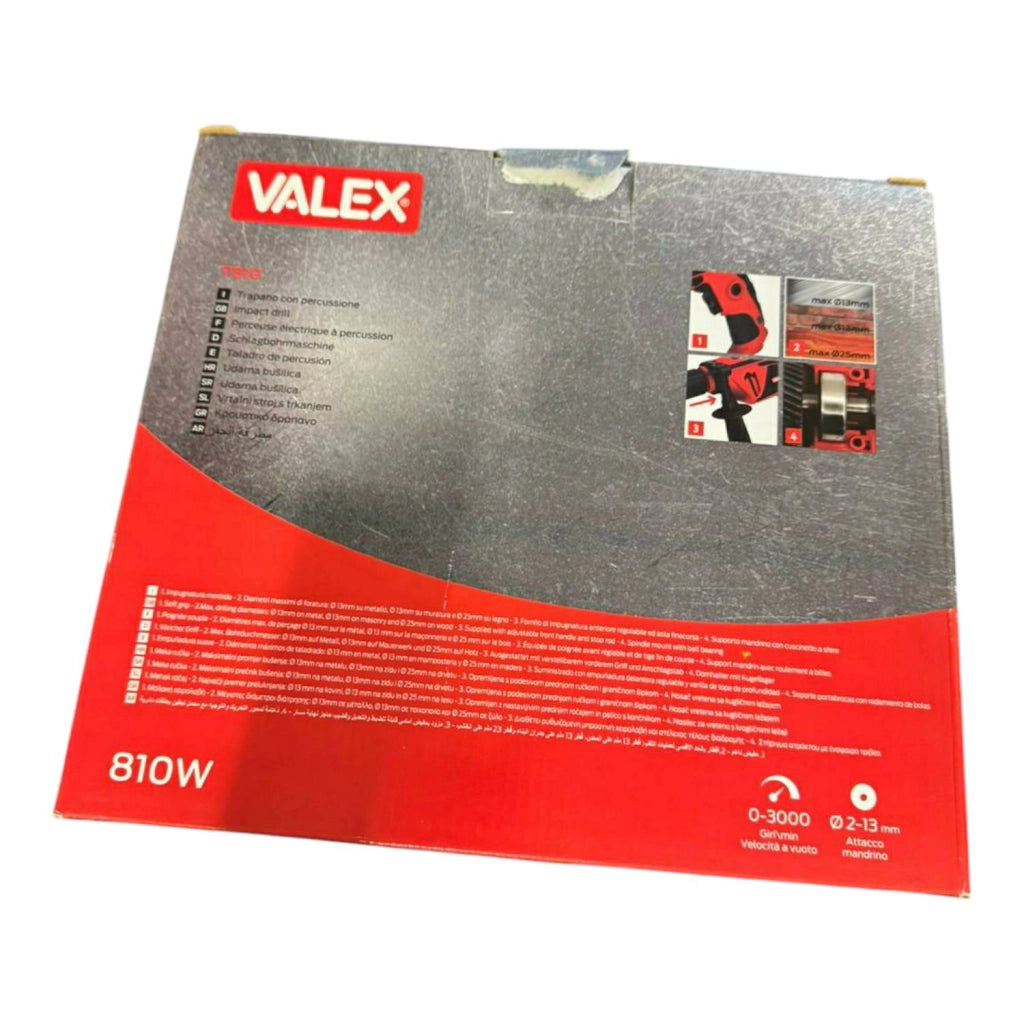 TRAPANO CON PERCUSSIONE ELETTRICO VALEX IMPACT DRILL T810