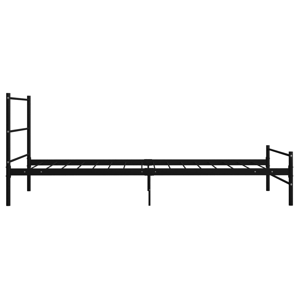 Giroletto Nero in Metallo 90x200 cm 286496