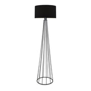 Lampada da terra plafoniera altezza 155 cm attacco E27 antracite/nero 03_0007288