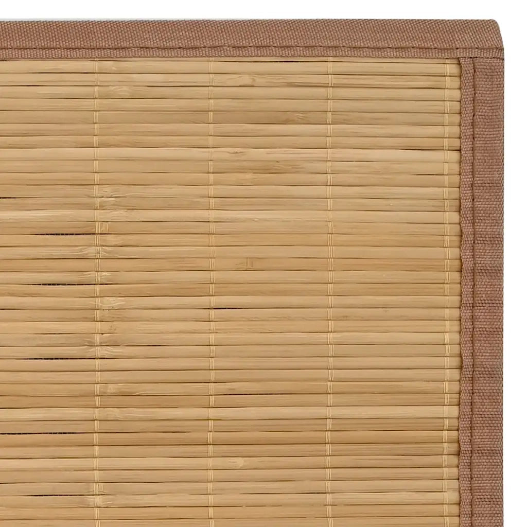Tappeto in Bambù 100x160 cm Marrone 245822