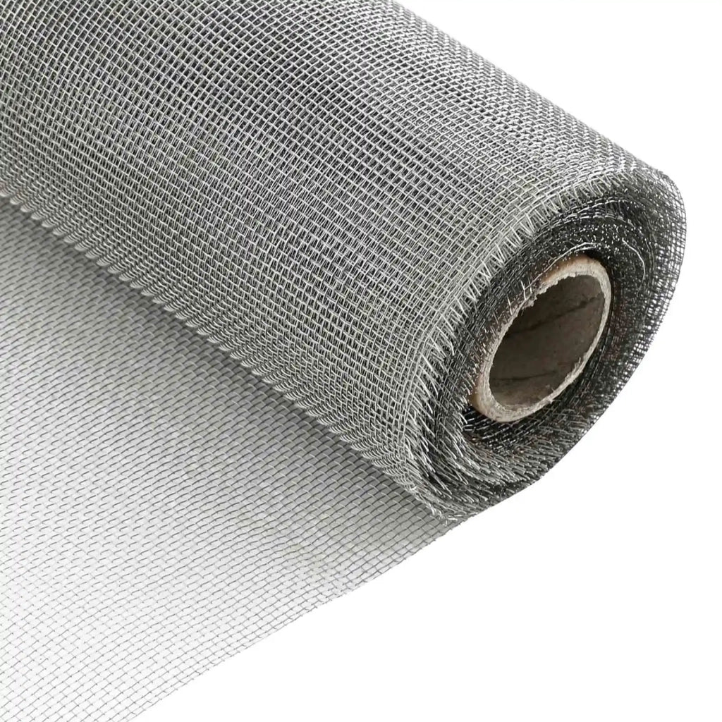 Rete per schermatura 100 x 500 cm 18 Mesh Argento 42039620