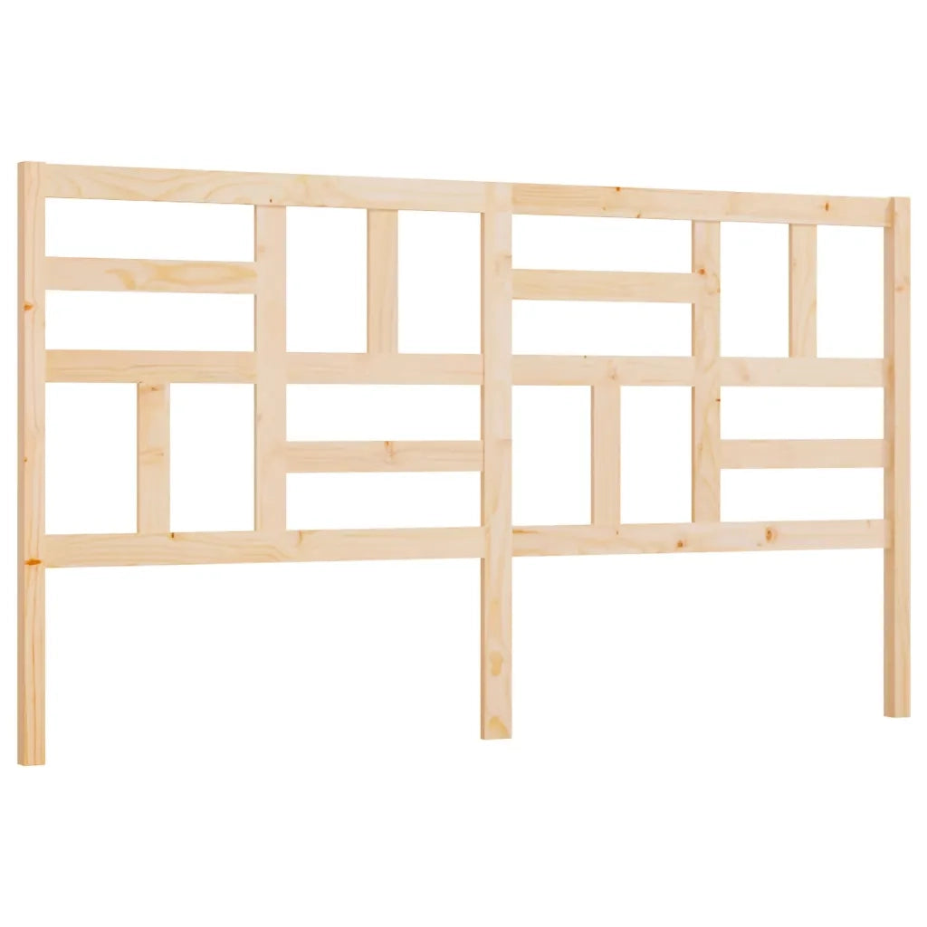 Testiera per Letto-Testata-Testiera Decorativa 186x4x100 cm in Legno Massello di Pino 688800