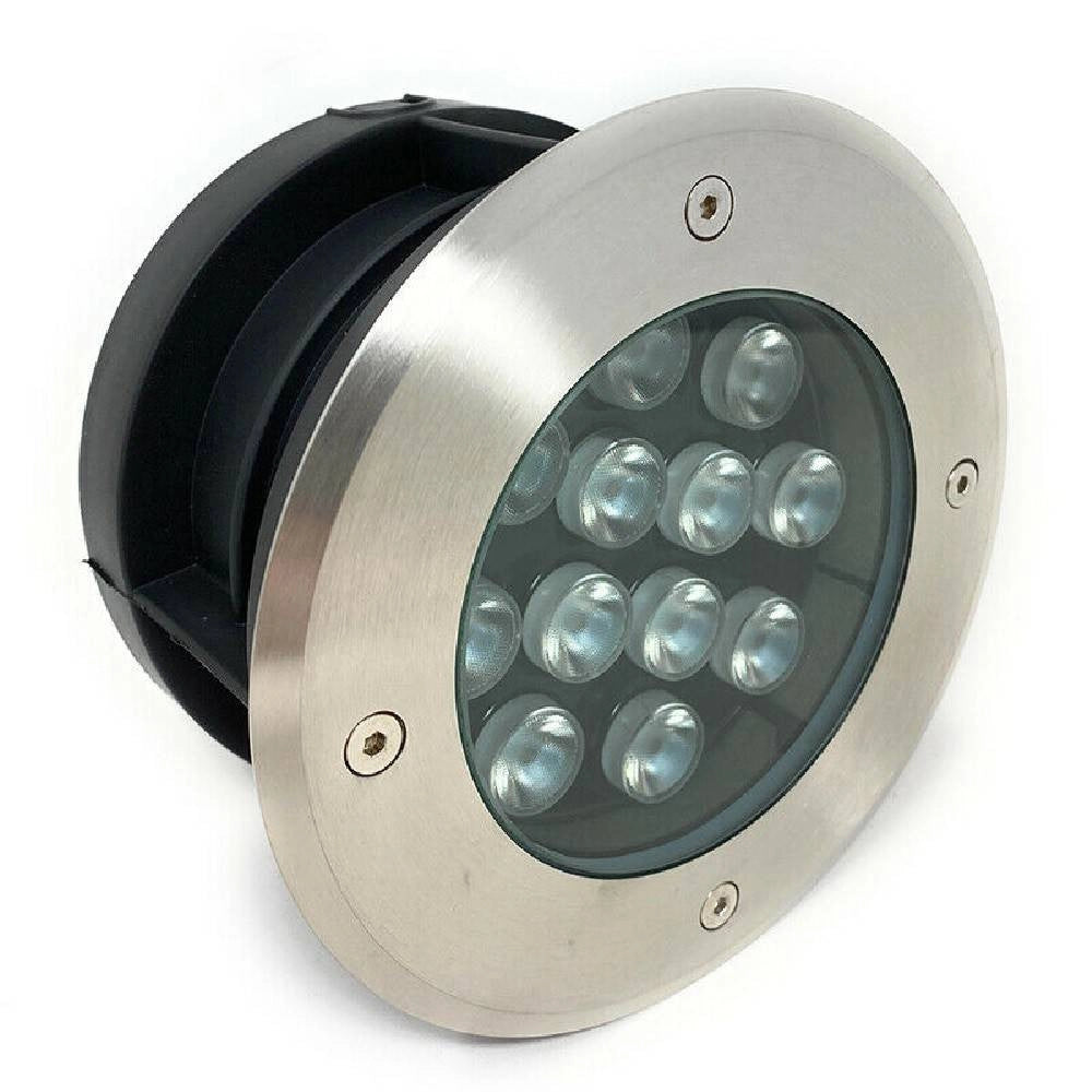 Trade Shop - Faretto Incasso 12w Calpestabile Segnapasso Ip67 Luce 6500k 3000k 4000k Es08-12 - -bianco Naturale      -