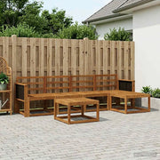 Set di divani da esterno 6 pcs Naturale