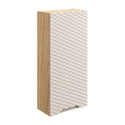 Mobile da stoccaggio YOKA – Beige e rovere chiaro 35 cm