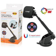 Trade Shop - Supporto Da Auto Universale Per Smartphone A Ventosa Magnetico Girevole Hd2024 -