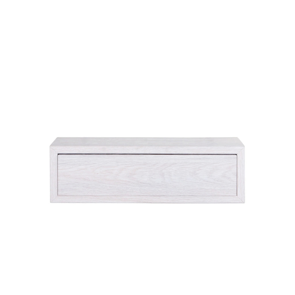  Mensola da Muro con Cassetto Modello LEGOLO, Comodino Sospeso, Mensola da Parete, 45x13.4 p20 cm. Finitura ROV. IMPERIALE - MADE IN ITALY