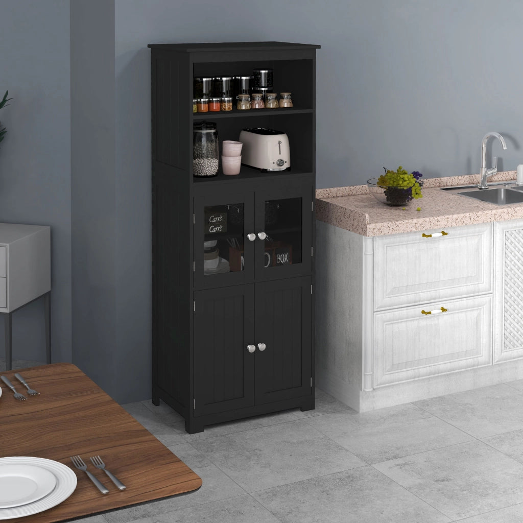 Armadio per Cucina ¨C Minimal ¨C Nero 60x30x162 cm