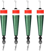 Accessori per pesca - Float per pesca - 4 pezzi - Disegno a scacchiera - Materiali leggeri - Dimensione 235 mm - Materiale EPS