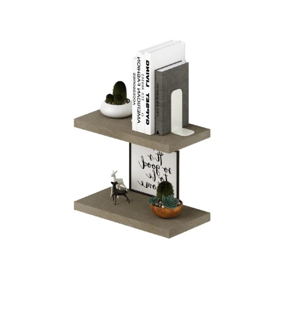 LAUNDRY COPPIA MENSOLE 45X23 CM ARGILLA